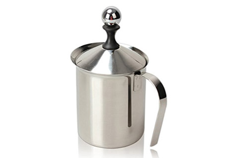 Stainless Steel Milk Bubbler ,Coffee Pot Pump,Milk Frother Creamer