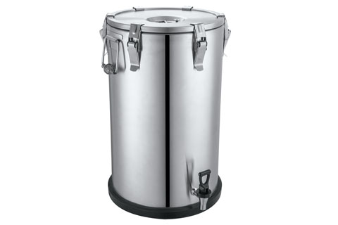 stainless steel insulated food container with faucet
