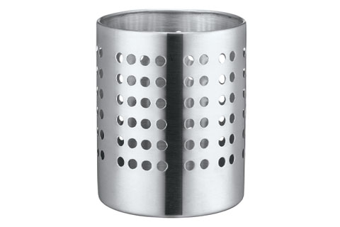 stainless steel flatware cylinder caddy