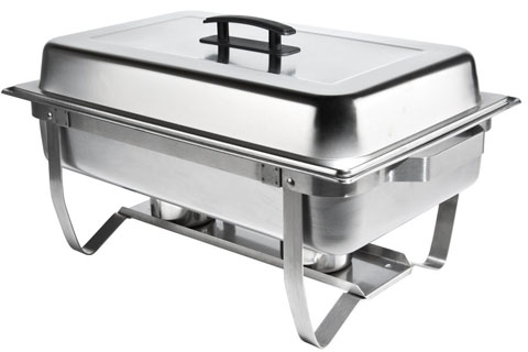 folding chafing dish set