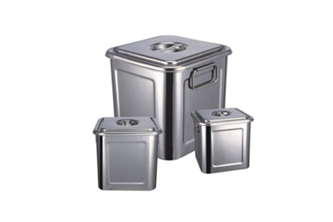 stainless steel food square storage container