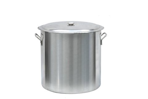 large stainless steel stock pot