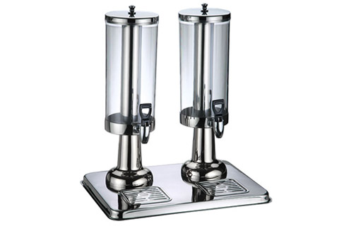 double tank beverage dispenser