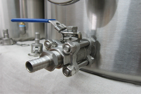 stainless steel brew kettle