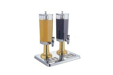 double tank beverage dispenser