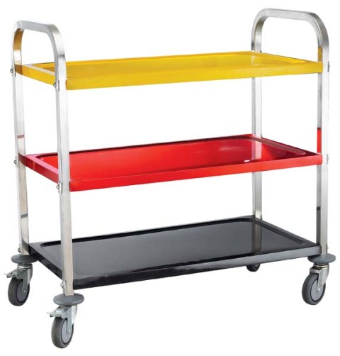 3 tier colorful trolley